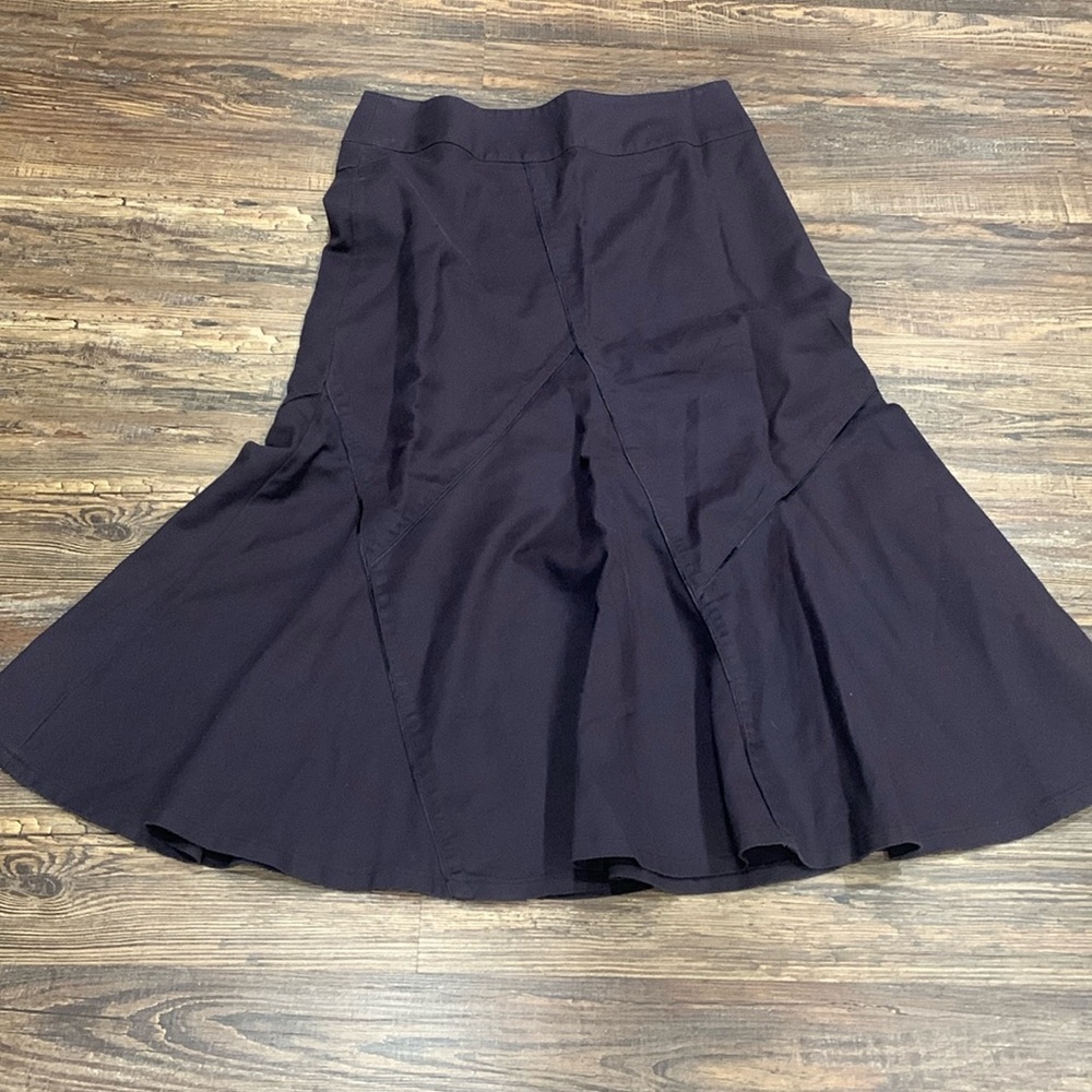 Simon Chang Cotton Midi Skirt